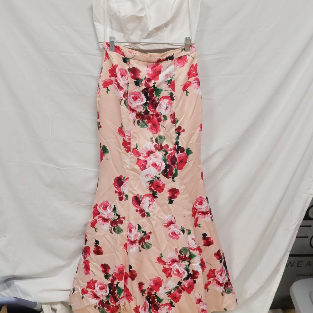 Escape strapless evening gown with small top Size 6